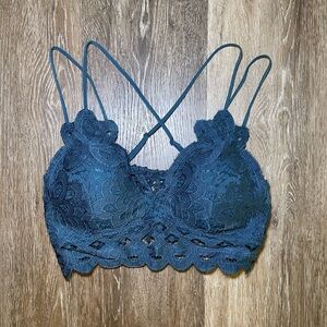Lace Bralette in Blue